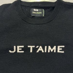 Zadig & Voltaire “Je T’aime” Sweater